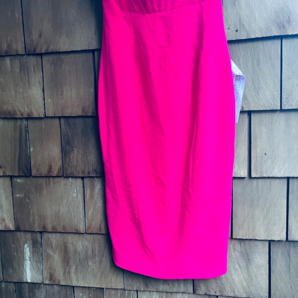 Dress the Population Vickie Bodycon Midi Dress Drape Off-the-shoulder Size S - Picture 8 of 16